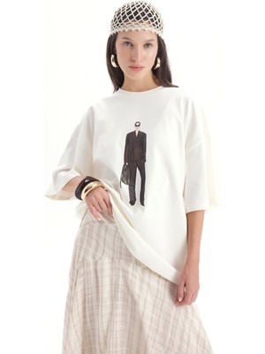 Mai Vita Oversize Beyaz T-Shirt