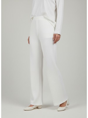 Foremia Ziplin Pantolon-Ekru -