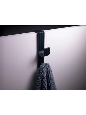 3D Snaxx 4’lü Modern Kapı Üstü Havlu Askısı – Vida ve Delme Gerektirmeyen Pratik Kapı Askılığı – 4.2 cm Kapı Kalınlığına Uyumlu