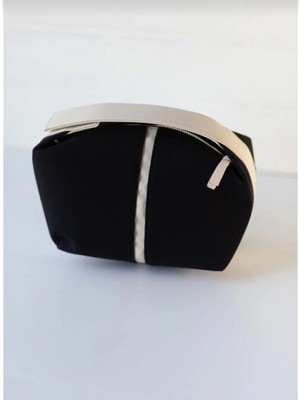 Milabella Vera Kanvas Siyah-krem Kadın El Çantası