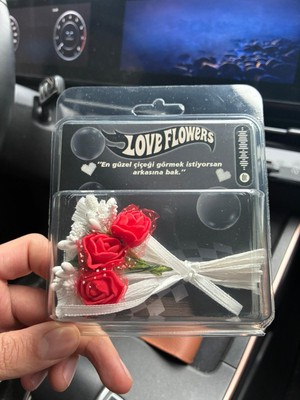 Hot Flowers Kırmızı Gül Aynalı Şarkılı Yazılı Çiçek