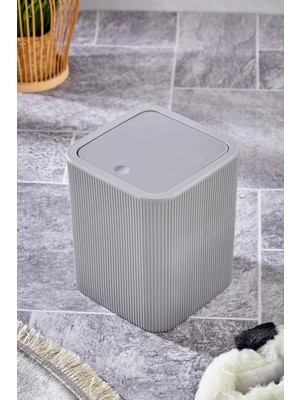 Feyza Design Şık Kare Çöp Kovası, Modern ve Dayanıklı Tasarım