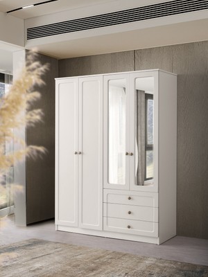 Aydınev Mira Mdf 4 Kapılı Dolap