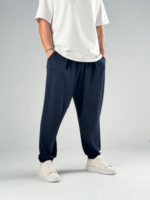 Cocopelli Pileli Lacivert Erkek Jogger Pantolon COC2857