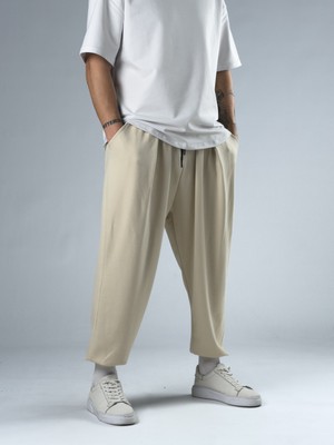 Cocopelli Pileli Bej Erkek Jogger Pantolon COC2854