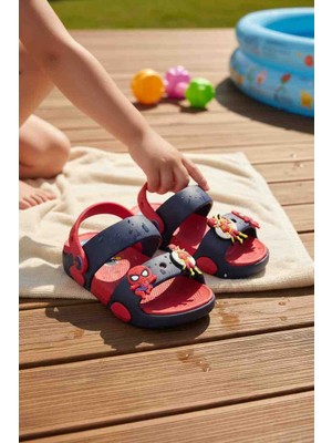 Moda Fiesta Çocuk Sandalet Ortopedik Kaymaz Taban Yazlık Terlik