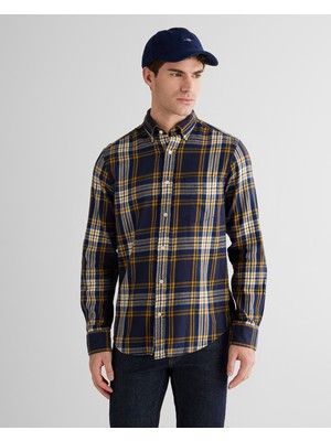 Gant Erkek Lacivert Regular Fit Düğmeli Gömlek 3250243.433