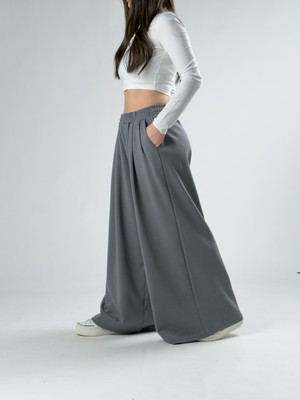 Cocopelli Gri Samurai Kadın Pantolon COC2881