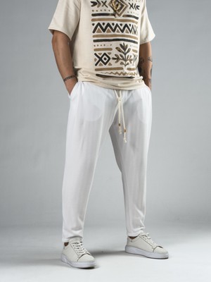 Cocopelli Beyaz Havuç Erkek Pantolon COC2851