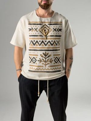 Cocopelli Etnik Tasarım Erkek T-Shirt COC2853