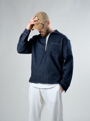 Cocopelli Fermuar Detaylı Denim Ceket COC2879