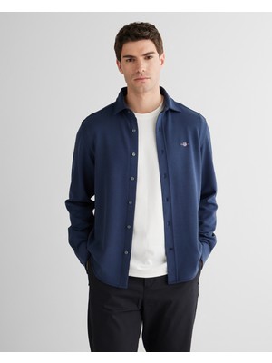 Gant Erkek Lacivert Standart Fit Gömlek 3825393T.433