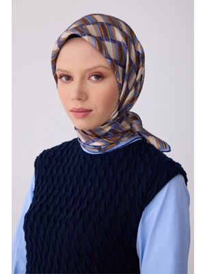 32 Belli Twill Ipek Eşarp 4302D