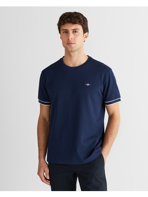 Gant Erkek Lacivert Regular Fit T-Shirt 2325320T.433