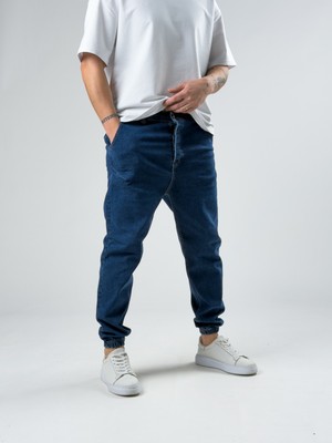 Cocopelli Mavi Kot Erkek Jogger Pantolon COC2886