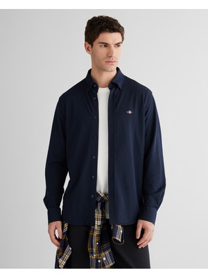 Gant Erkek Lacivert Regular Fit Gömlek 3825148T.433