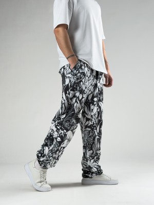 Cocopelli Stoper Paça Çiçek Desenli Baggy Pantolon COC2865