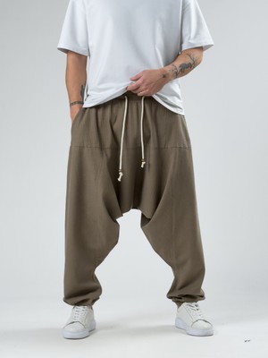 Cocopelli Süper Oversize Kahve Şalvar COC2890