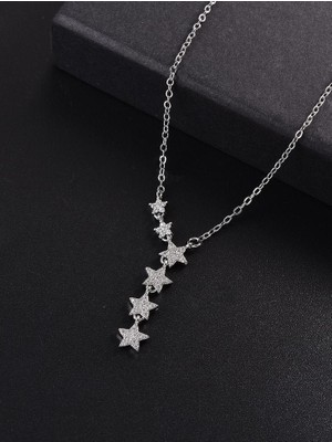 Çelik Yıldız Yolu Kolye