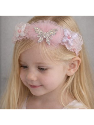 Gigi Giyim Kelebek Figürlü Kız Çocuk Saç Bandı