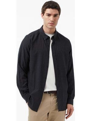 Nautica Erkek Siyah Regular Fit Kareli Gömlek W65545T.0TB