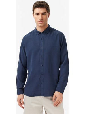 Nautica Erkek Lacivert Regular Fit Gömlek W65400T.4NV