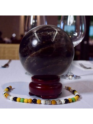 Doğaltaş Dumanlı Kuvars Küre