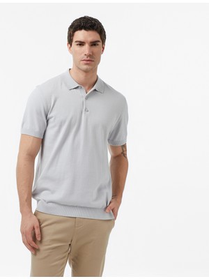 Nautica Erkek Gri Regular Fit Kısa Kollu Triko S65114T.0LR