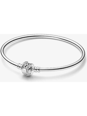 Genel Pandora Moments Parıldayan Kayan Yıldız Tokalı Bileklik 925 Ayar Gümüş