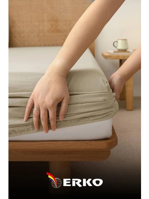 %100 Pamuklu Penye Lastikli Çarşaf | Tek Kişilik - Çift Kişilik - Battal Boy