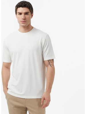 Nautica Erkek Krem Regular Fit T-Shirt V65359T.1MA