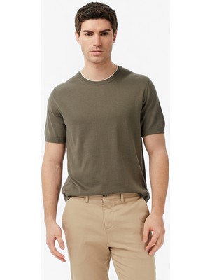 Nautica Erkek Yeşil Regular Fit Kısa Kollu Triko S65110T.3SO