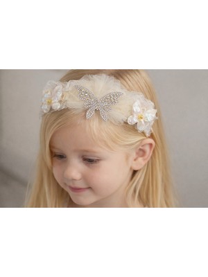 Gigi Giyim Kelebek Figürlü Kız Çocuk Saç Bandı