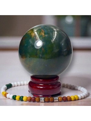 Doğaltaş Kan Taşı (Bloodstone) Küre