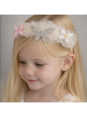 Gigi Giyim Kelebek Figürlü Kız Çocuk Saç Bandı