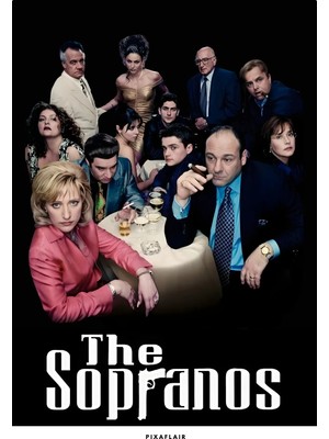 Pixaflair - The Sopranos - Gathering - Çerçevesiz Poster