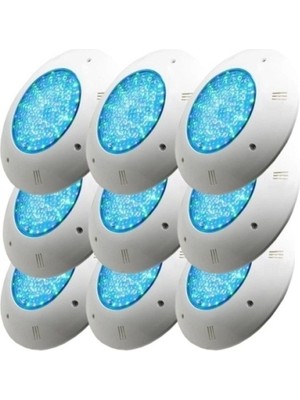 Ayder Timya 18 Watt Smd Led Turkuaz Sıva Üstü Havuz Lambası 9 Adet T.e.m.
