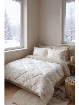 Esre Ev Tekstili % 100 Pamuk Kumaş Battal Boy Wellsoft Uyku Seti