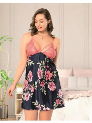 4012 Miss Laris Gecelik Lacivert - 4xl
