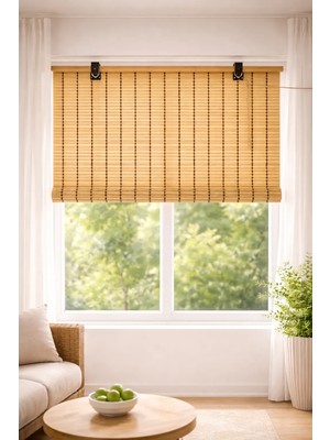 Navex Rodos Ahşap Bambu Stor Perde