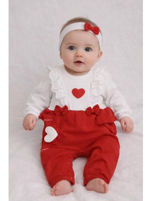 My Baby Kumsal CAYZEN Lottie Kız Bandanalı Tulum 1072 1116 6 * 9 ay