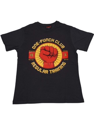 Atlantis One-Punch Club Tişört Siyah