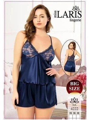 Miss Laris Gecelik Kadın 4222 Tek Renk - 4xl