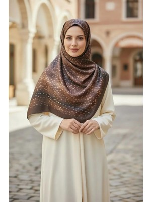 Trend Nexus Soft Pamuk Kumaş Bambi Ceylan Desen Şal