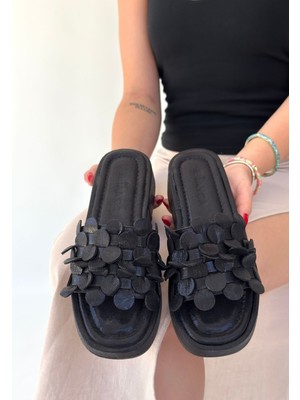 DMR Elegance Norx Siyah Cilt Terlik