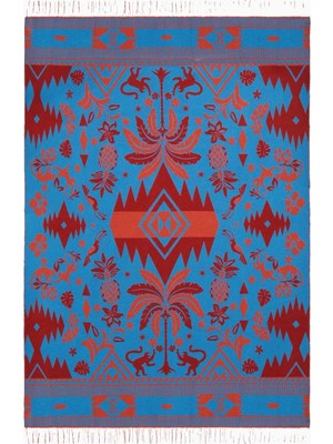 Alanui Explosion Of Nature Summer Pamuk Karışımlı, Italyan Tasarımı Battaniye