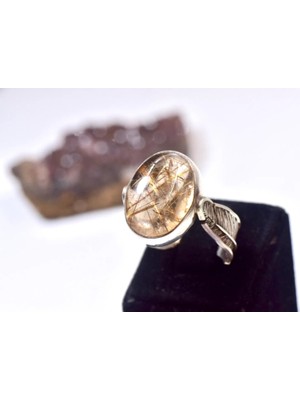 Doğaltaş Rutil Kuvars Yüzük