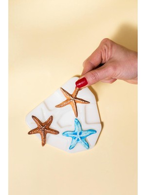 Rufus Concept Deniz Yıldızı Üçlü Silikon Mum Kalıbı