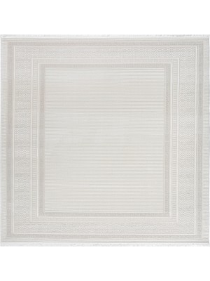 Oreyra Krem Bej Elina Makine Dokuması Doğal Pamuk Taban Modern Salon Koridor Hol Oturma Çocuk Mutfak Halı Kilim Yolluk