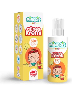 Urfakent Minoris Baby Organik Güneş Kremi 50 Spf 150 ml